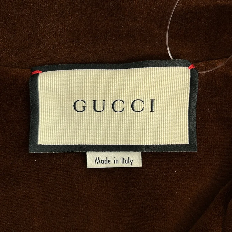 GUCCI / グッチ | ホースビット ストライププリント ベロア切替 トラックジャケット | M | メンズ