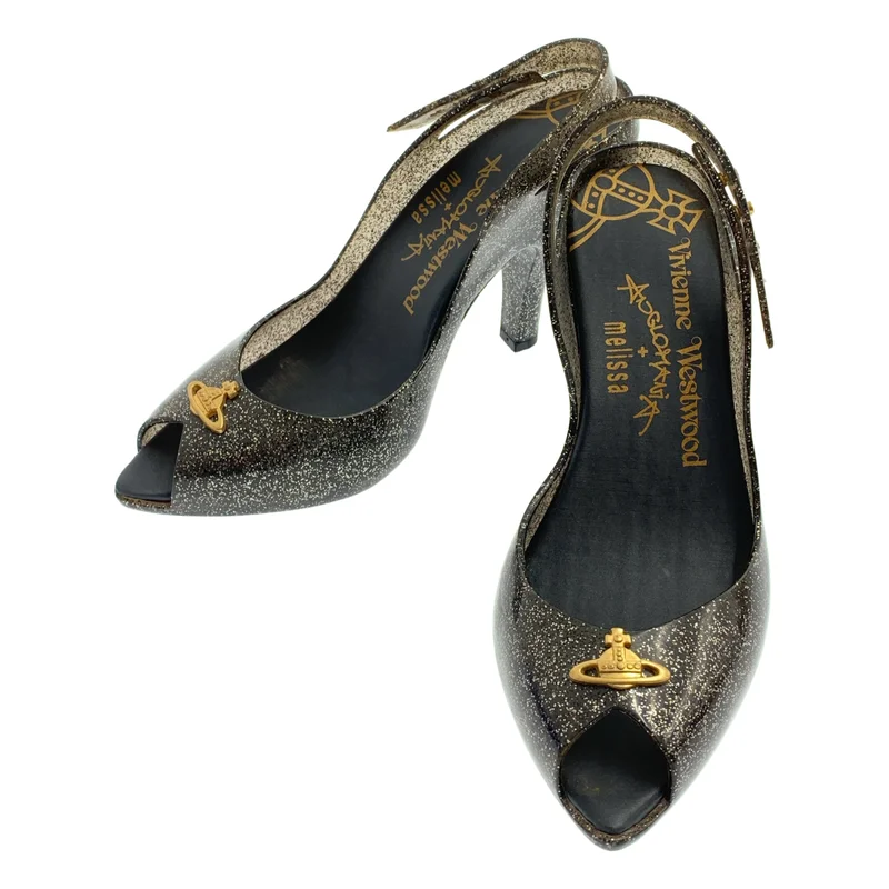 Vivienne Westwood ANGLOMANIA / ヴィヴィアンウエストウッドアングロマニア | × Melissa オーブ グリッター ヒール パンプス | 37 | レディース