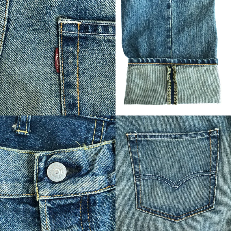 JUNYA WATANABE / ジュンヤワタナベ | 2025SS | × Lev's スリット デニムパンツ JO-P201 | XS | メンズ
