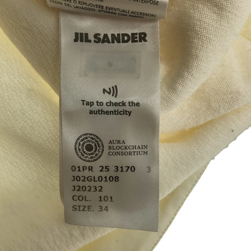JIL SANDER / ジルサンダー | 2025SS | スキッパー オープンカラーシャツ | 34 | レディース