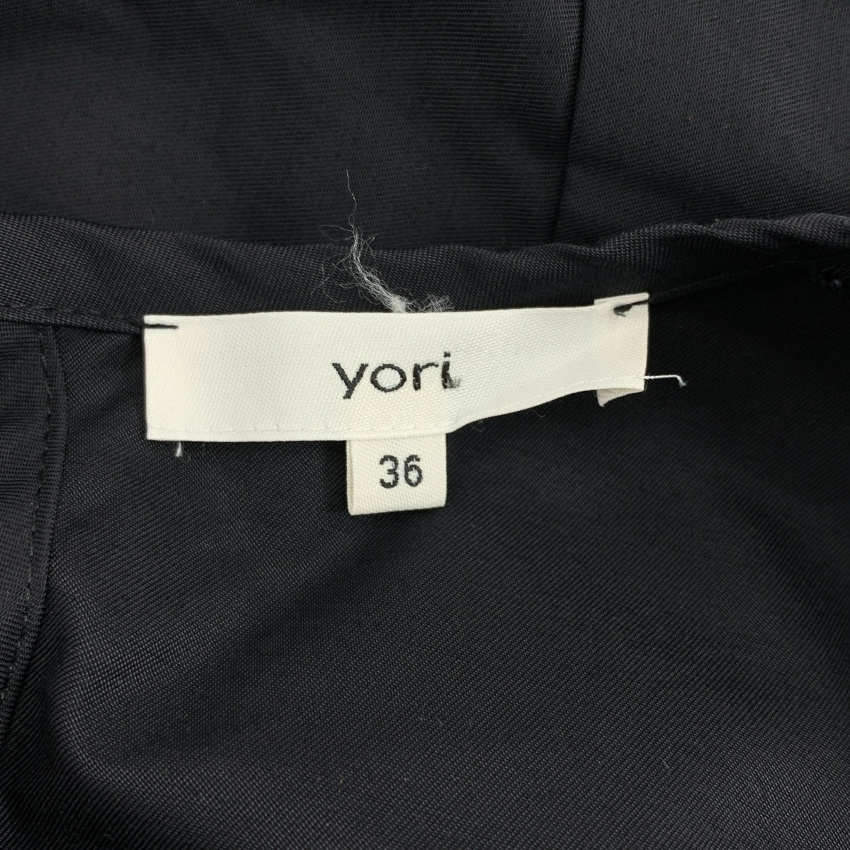 yori / ヨリ | バックリボン プルオーバー ワンピース | 36 | ブラック