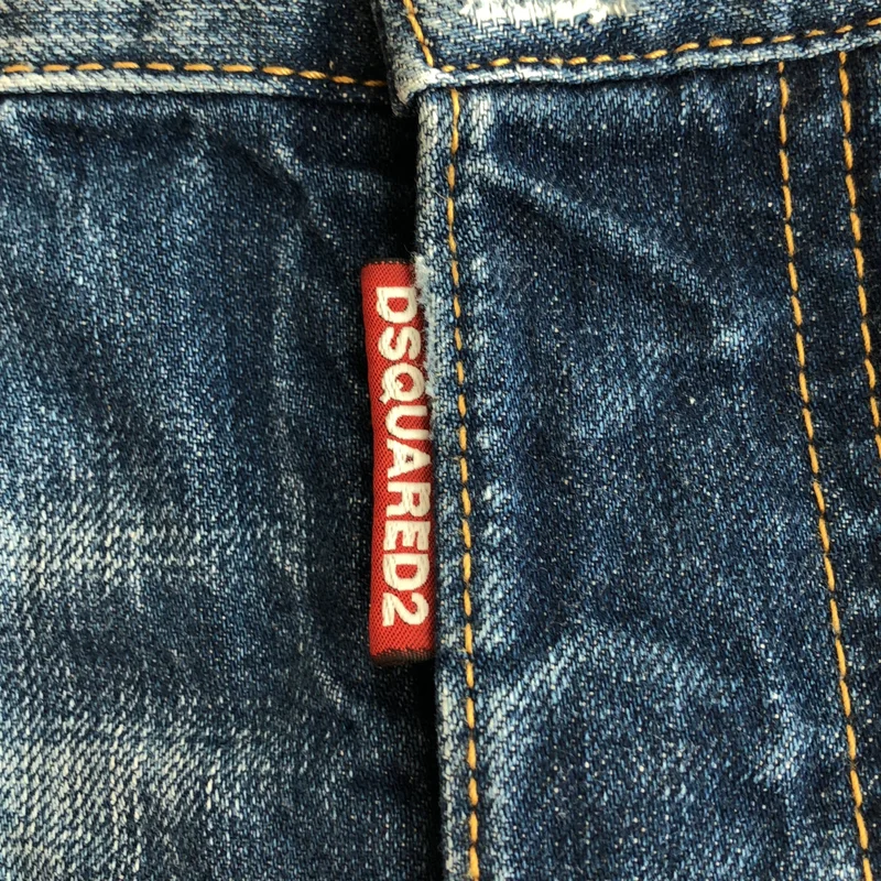 DSQUARED2 / ディースクエアード | ダメージ加工 デニムスカート | 42 | レディース