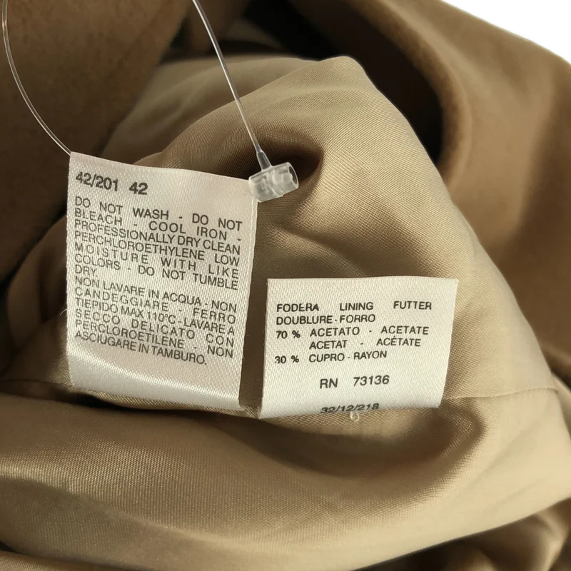 Max Mara / マックスマーラ | ウール スタンドカラーコート | M | レディース