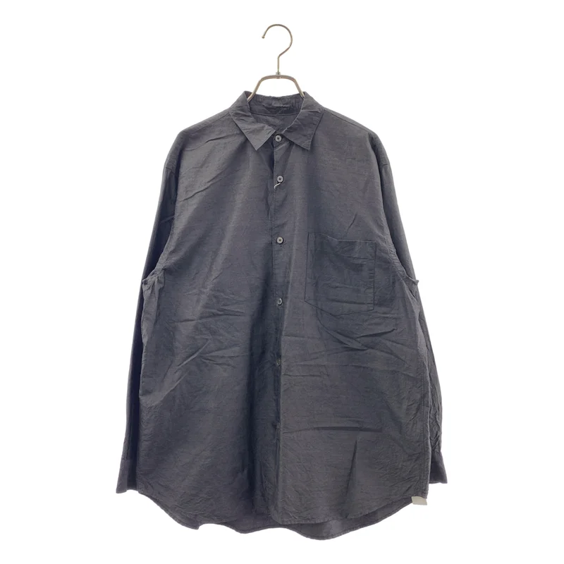 COMOLI / コモリ | 2021SS | 杢シルク シャツ | 1 | レディース