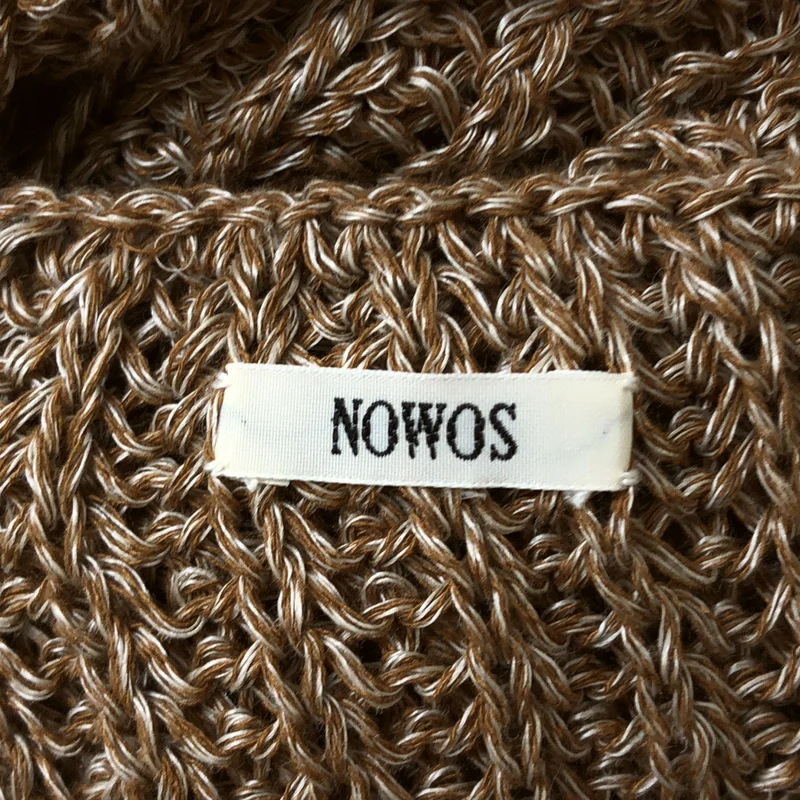 NOWOS / ノーウォス | リネン シルク ニット カーディガン | F | レディース