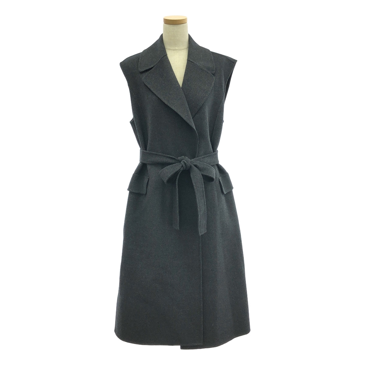 エス マックスマーラ 'S Max Mara CUCITO AMANO ロングジレ ベスト 衣料品 トップス ウール レディース グレー系 927601136 【中古】 S MAX MARA / エスマックスマーラ | 2023AW | CUCITO A MANO クチート