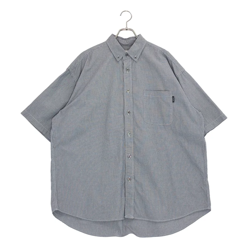 everyone / エブリワン | oversized BD check short sleeve shirt オーバーサイズ チェック シャツ | XL | メンズ