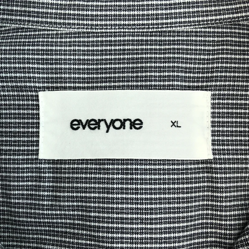everyone / エブリワン | oversized BD check short sleeve shirt オーバーサイズ チェック シャツ | XL | メンズ
