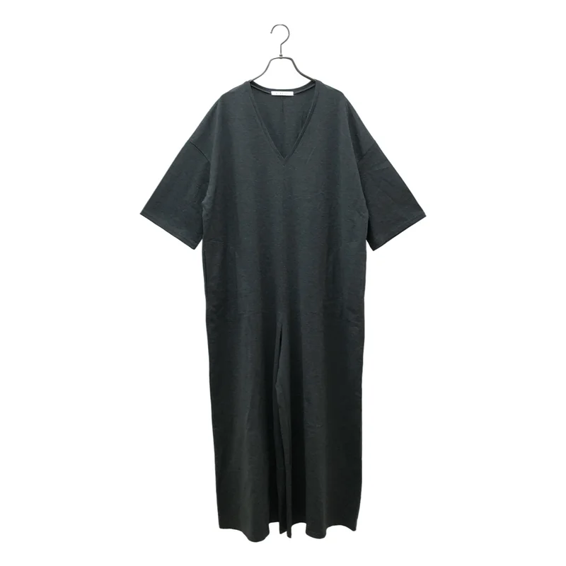 ETRE TOKYO / エトレトウキョウ | 2024SS | コットン Vネック リラクシーオールインワン | M | レディース