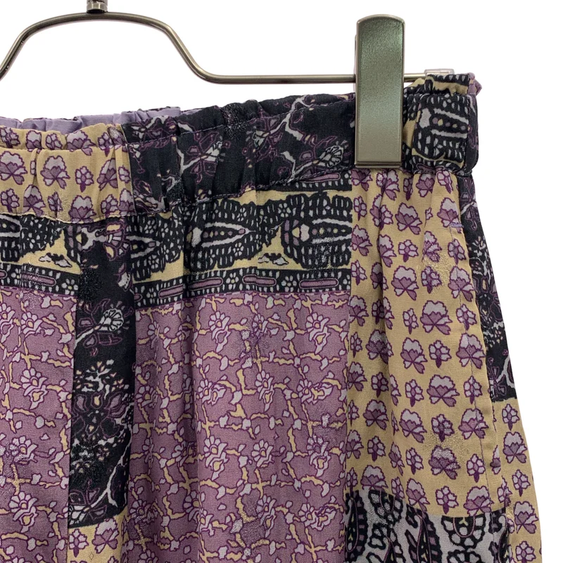 sara mallika / サラマリカ | PATCHWORK PRINT RELAX PANTS / レーヨン 総柄 ドローストリング パンツ |