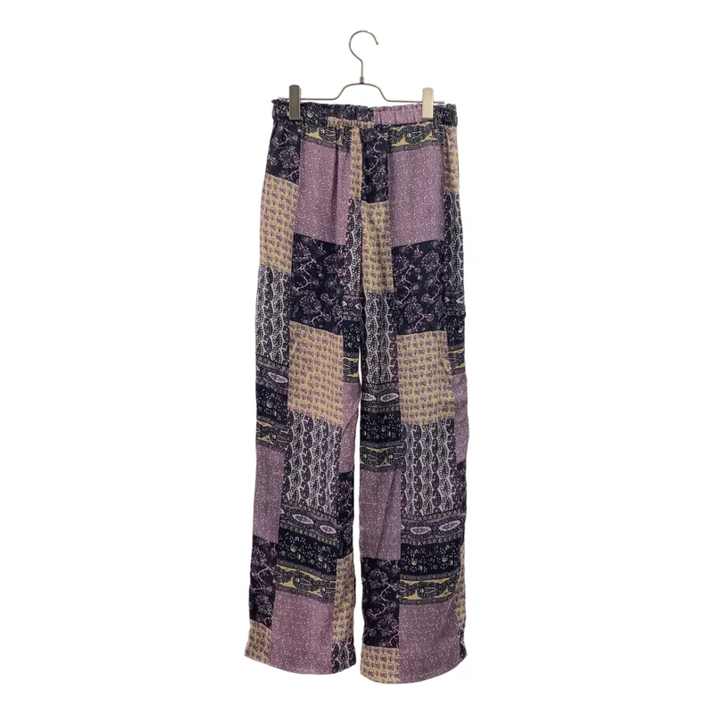 sara mallika / サラマリカ | PATCHWORK PRINT RELAX PANTS / レーヨン 総柄 ドローストリング パンツ |