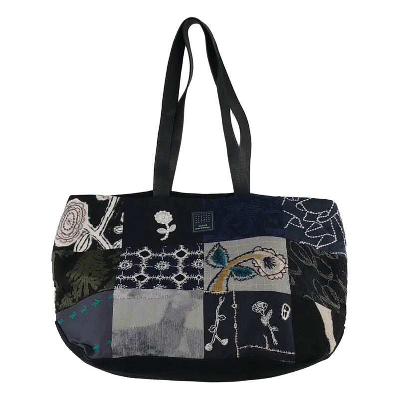 mina perhonen / ミナペルホネン | piece bag / 異素材切り替え ピースバッグ |