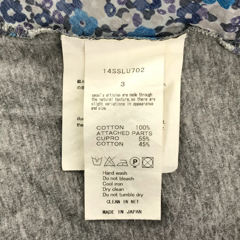 sacai luck / サカイラック | 総柄 ポケット カットソー ブラウス | 3 | レディース