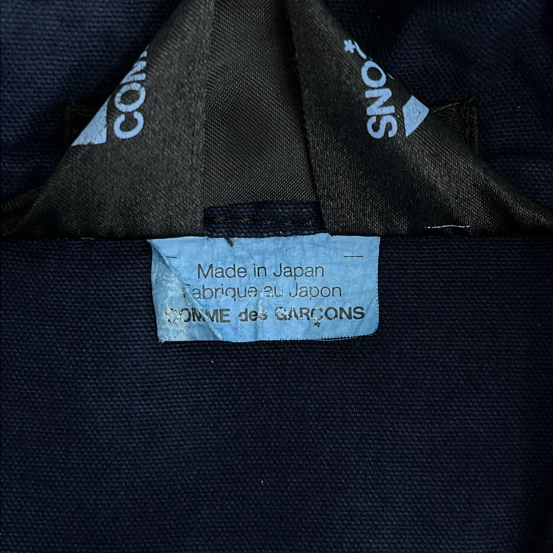 BLACK COMME des GARCONS / ブラックコムデギャルソン | 2012SS | 製品染め フリースポケット カバーオール ジャケット | M | メンズ