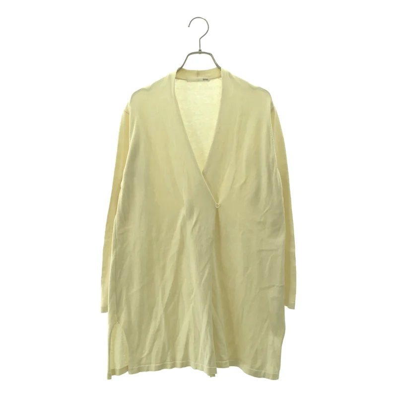 evam eva / エヴァムエヴァ | コットン ボタンレス ニット カーディガン |
