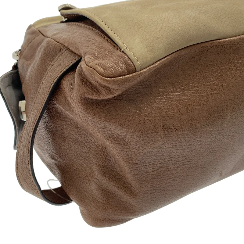 BRUNELLO CUCINELLI / ブルネロクチネリ | レザー ロゴジップ セカンドバッグ ポーチ |