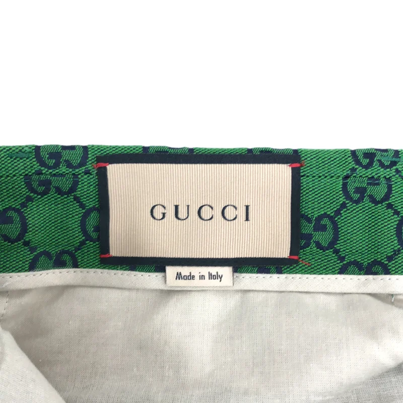 GUCCI / グッチ | GGジャガード 総柄 フレアパンツ | 46 | メンズ