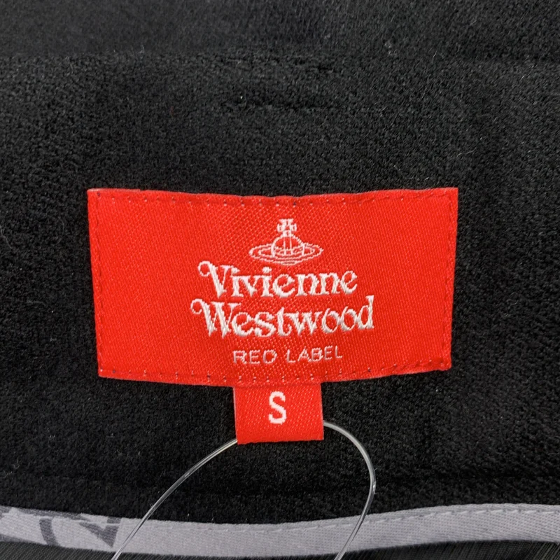 VIVIENNE WESTWOOD RED LABEL / ヴィヴィアンウエストウッドレッドレーベル | ウール タック ロールアップ ワイドパンツ | M | レディース