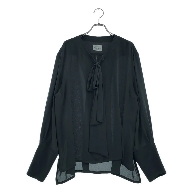 foufou / フーフー | ribbon tie dress shirts リボン タイ ドレス シャツ ブラウス |
