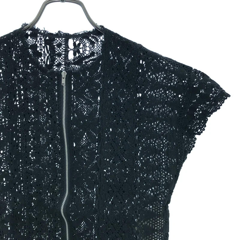 tricot COMME des GARCONS / トリココムデギャルソン | 2002SS | レース ジップアップ ベスト |