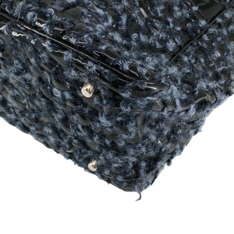 JACQUES LE CORRE / ジャックルコー | パテントレザー ツイードコンビ ボストンバッグ |