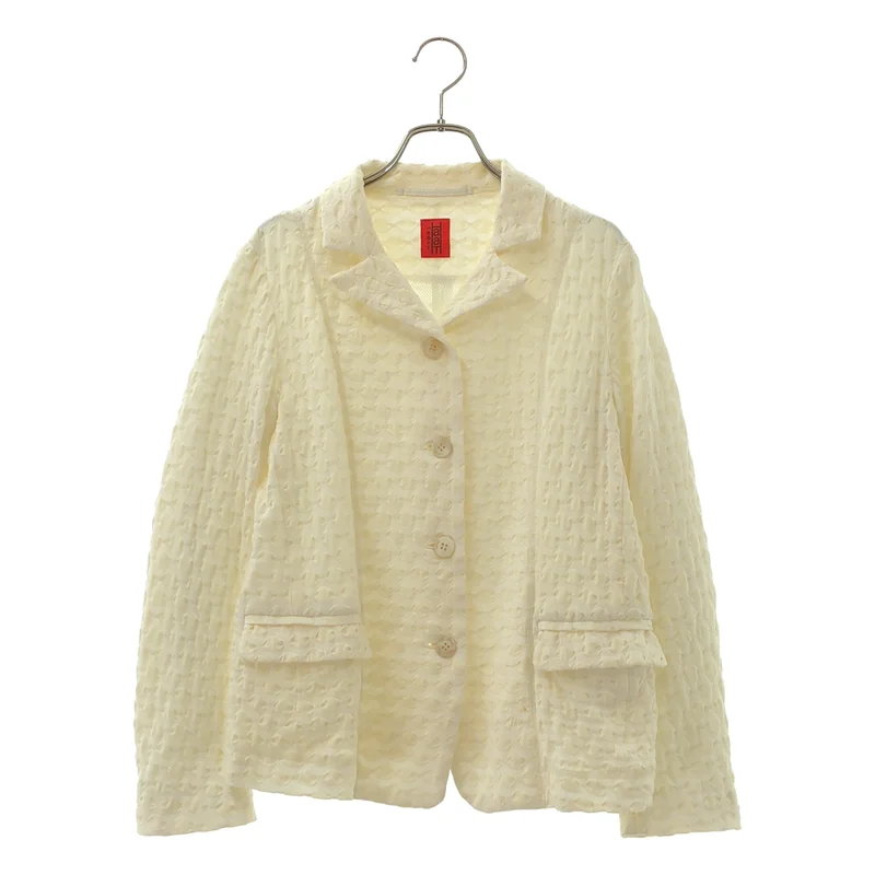HaaT ISSEY MIYAKE / ハートイッセイミヤケ | ドット テーラードジャケット HA41JD120 | 3 | レディース
