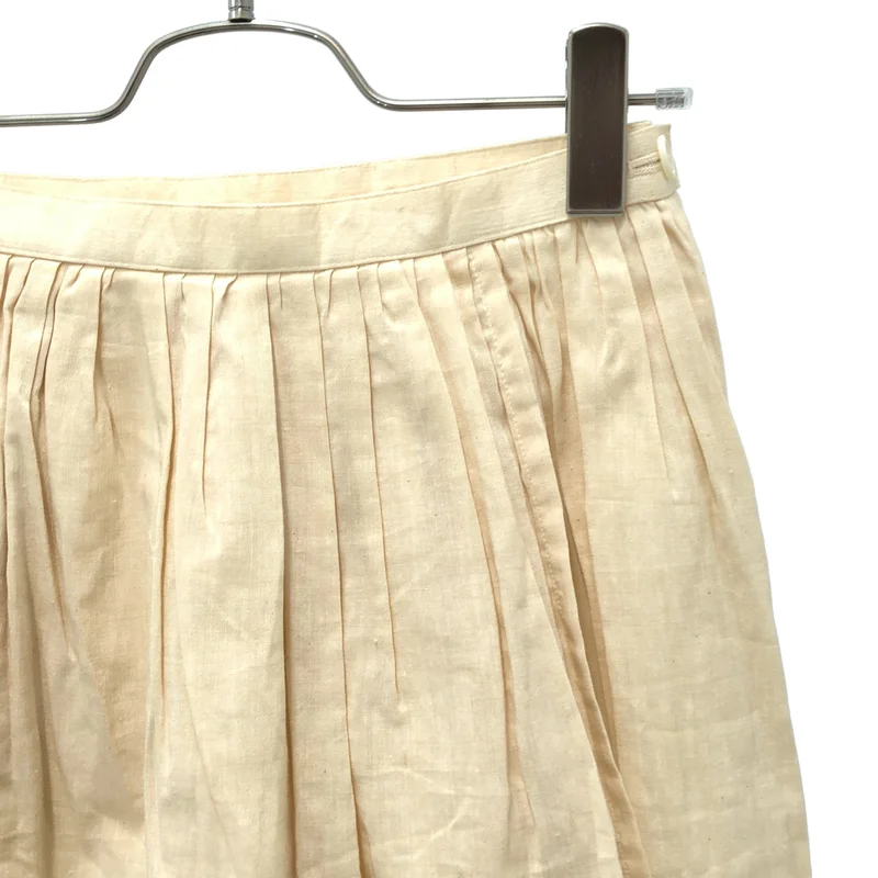 COMME des GARCONS / コムデギャルソン | 1980s | コットン シルク アシンメトリー ギャザー サイドジップ スカート |
