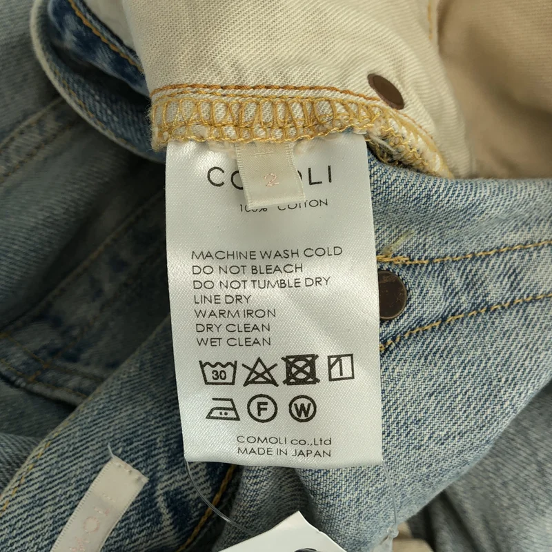 COMOLI / コモリ | ブリーチ デニム 5Pパンツ | 2 | メンズ