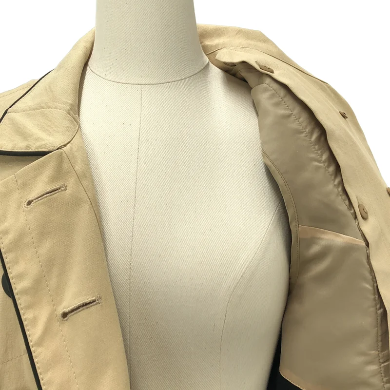AQUASCUTUM / アクアスキュータム | パイピングデザイン ライナー付き トレンチコート |