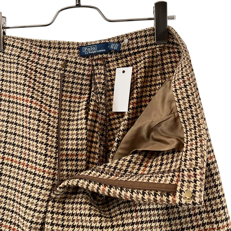 POLO BY RALPH LAUREN / ポロバイラルフローレン | ウール チェック スラックス パンツ | 6 | レディース