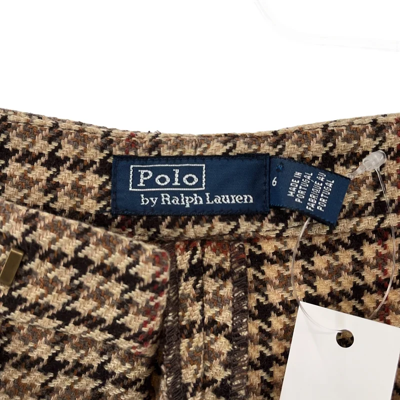 POLO BY RALPH LAUREN / ポロバイラルフローレン | ウール チェック スラックス パンツ | 6 | レディース