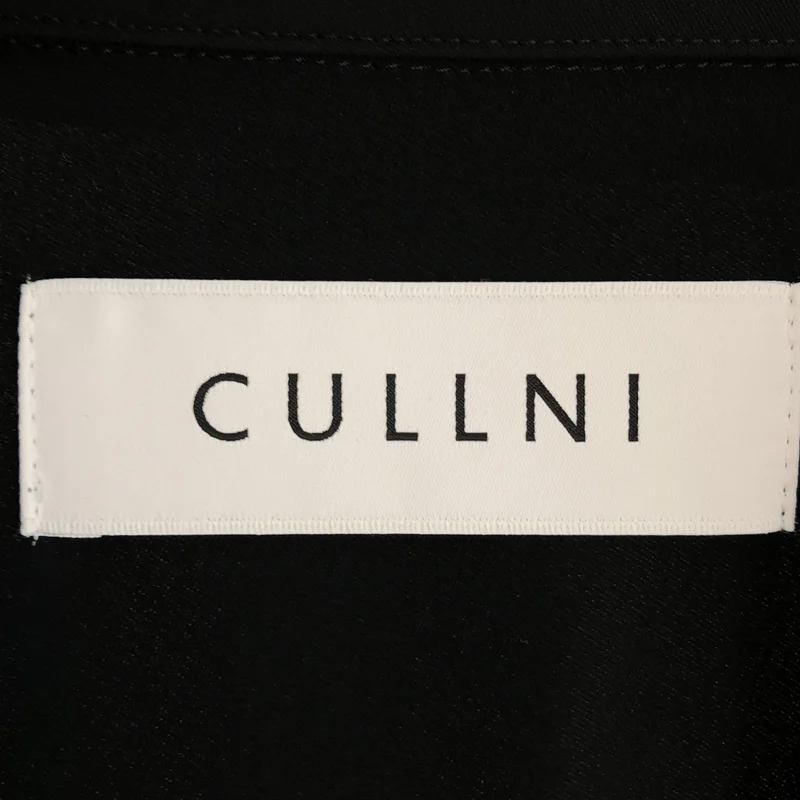 CULLNI / クルニ | Double Satin Zip Short Sleeve Shirt ジップオープンカラーシャツ | 2 | メンズ