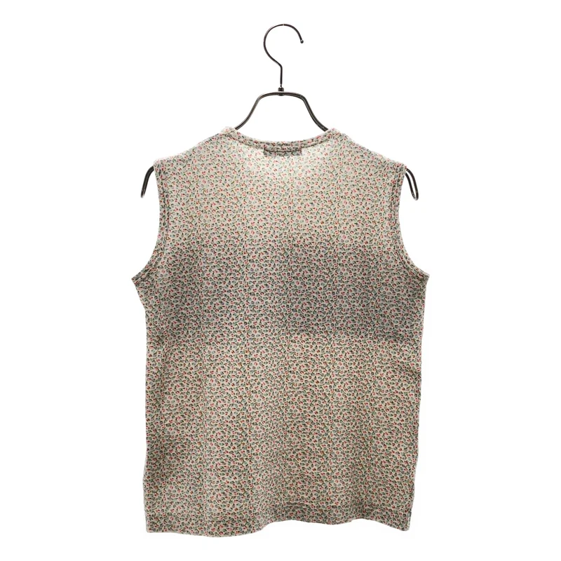 tricot COMME des GARCONS / トリココムデギャルソン | 2008SS | フラワープリント 切替 ノースリーブ カットソー |