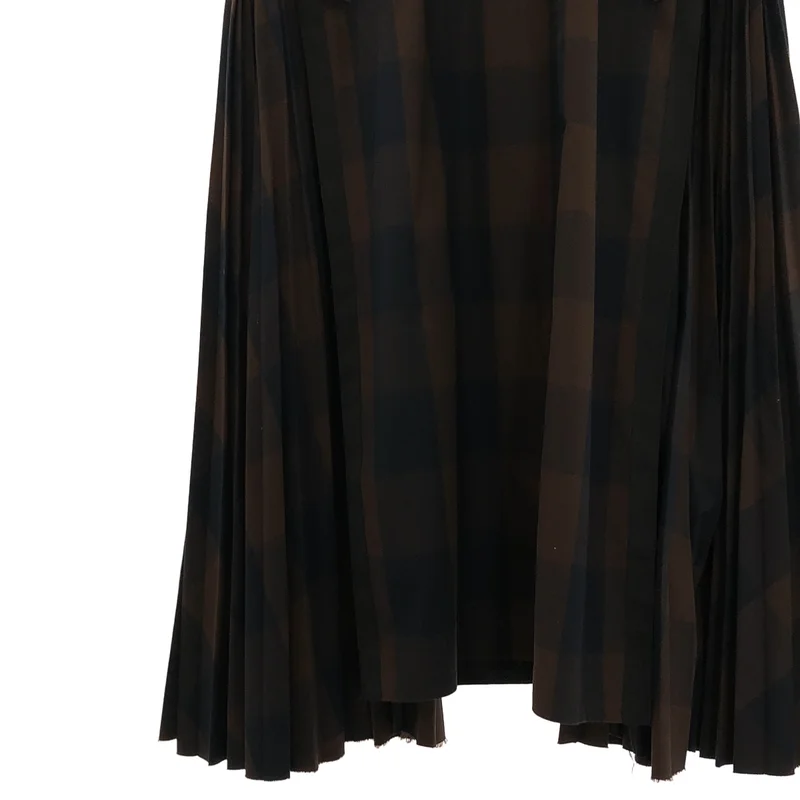 sacai / サカイ | チェック シャツワンピース | 1 | レディース