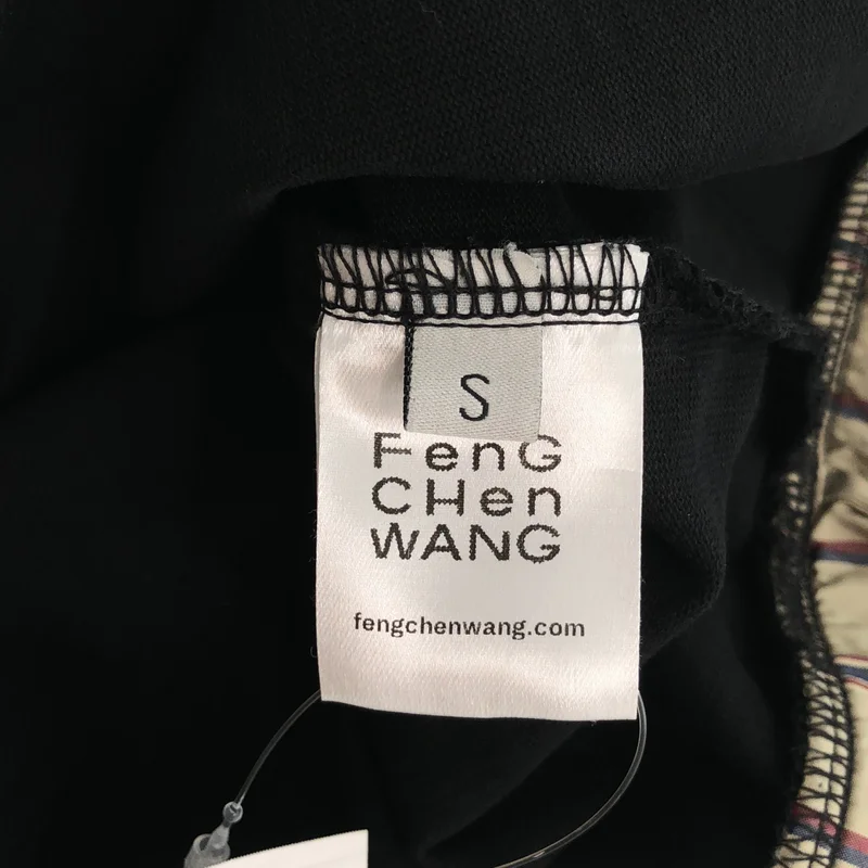 FenG CHen WANG / フェンチェンワン | ロゴ刺しゅう ドッキング ポロシャツ | S | メンズ