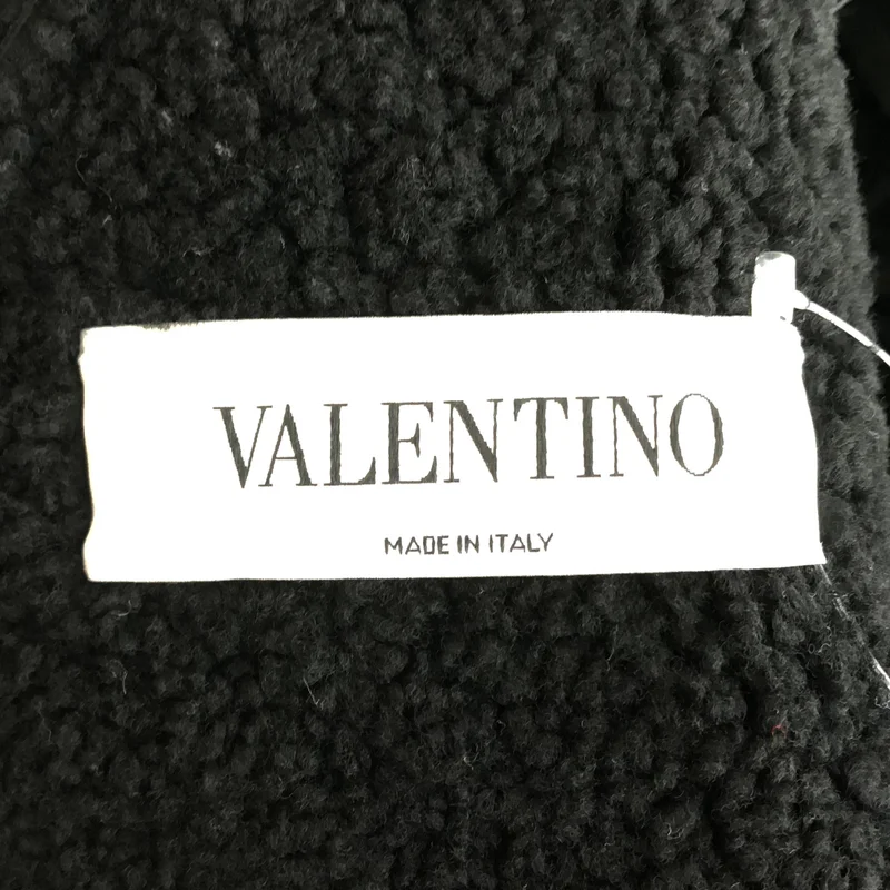 VALENTINO / ヴァレンティノ | レザー ムートンジャケット | 48 | メンズ