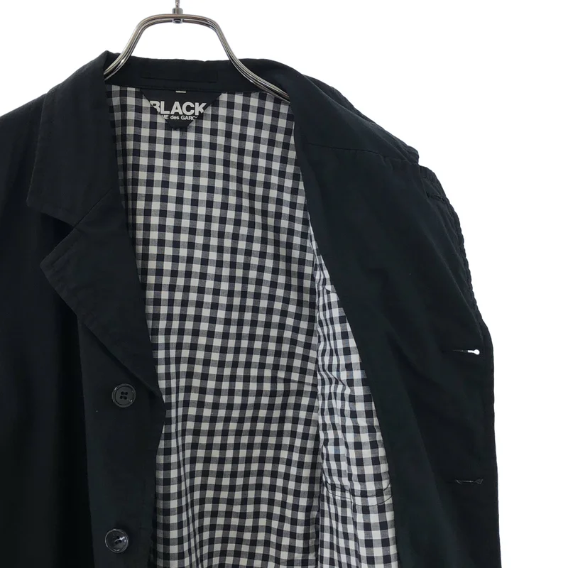 BLACK COMME des GARCONS / ブラックコムデギャルソン | コットン カバーオール ジャケット |