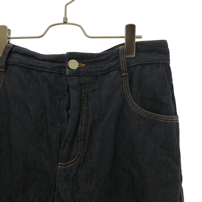 BOTTEGA VENETA / ボッテガヴェネタ | 2023SS | Metal Denim Twill Trouser / メタルツイル ワイドデニムパンツ | 42 | メンズ
