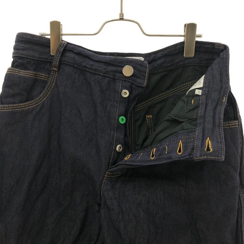 BOTTEGA VENETA / ボッテガヴェネタ | 2023SS | Metal Denim Twill Trouser / メタルツイル ワイドデニムパンツ | 42 | メンズ