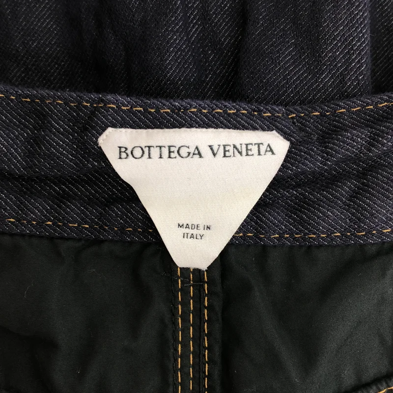 BOTTEGA VENETA / ボッテガヴェネタ | 2023SS | Metal Denim Twill Trouser / メタルツイル ワイドデニムパンツ | 42 | メンズ
