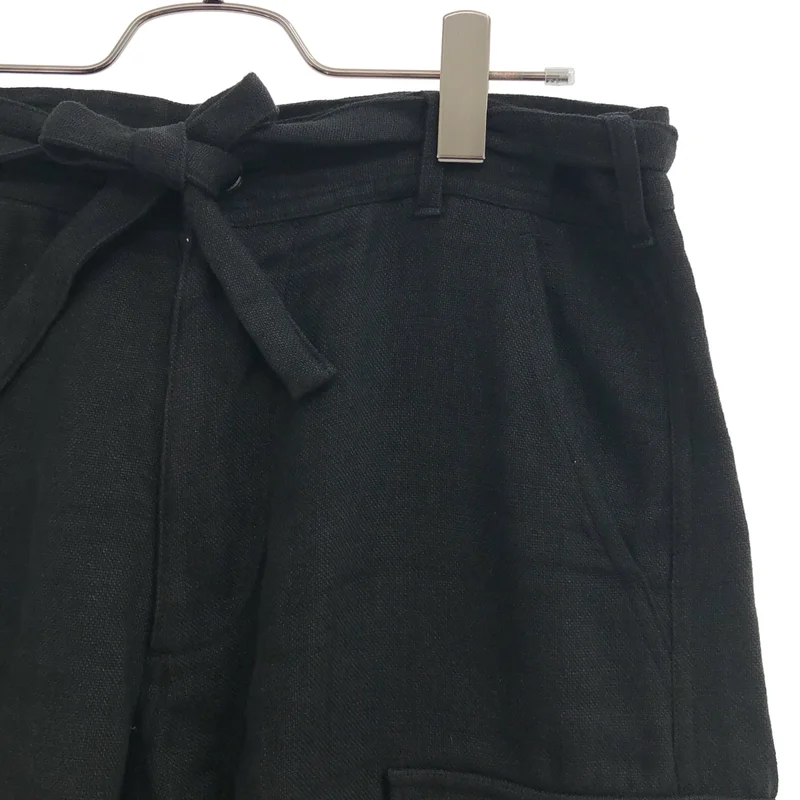 COMME des GARCONS / コムデギャルソン | 2003SS | リネン サイドリボン パンツ GI-P002 | M | レディース