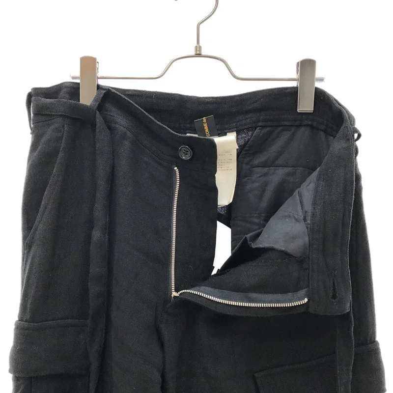 COMME des GARCONS / コムデギャルソン | 2003SS | リネン サイドリボン パンツ GI-P002 | M | レディース