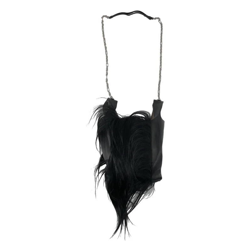 Maison Margiela / メゾンマルジェラ | ウィッグファーデザイン チェーンショルダーバッグ |