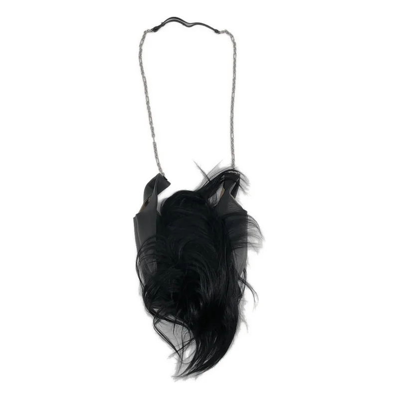 Maison Margiela / メゾンマルジェラ | ウィッグファーデザイン チェーンショルダーバッグ |