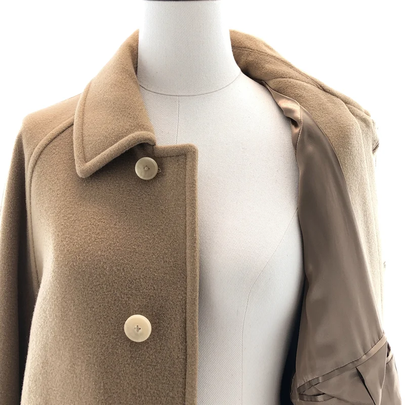 AURALEE / オーラリー | CASHMERE WOOL MOSSER SOUTIEN COLLAR COAT / カシミヤ ウール モッサー ステンカラーコート | 1 | レディース
