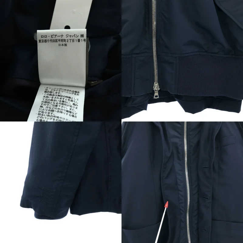 Loro Piana / ロロピアーナ | × 藤原ヒロシ Reversible MA-1 tailored jacket リバーシブル ボンバー ジャケット | M | レディース