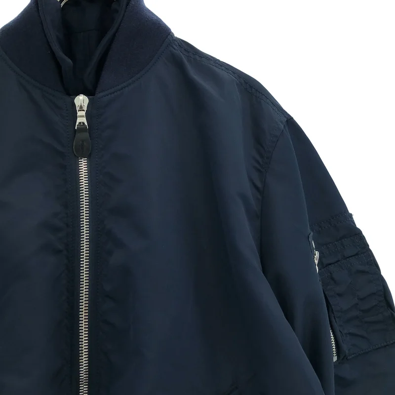 Loro Piana / ロロピアーナ | × 藤原ヒロシ Reversible MA-1 tailored jacket リバーシブル ボンバー ジャケット | M | レディース