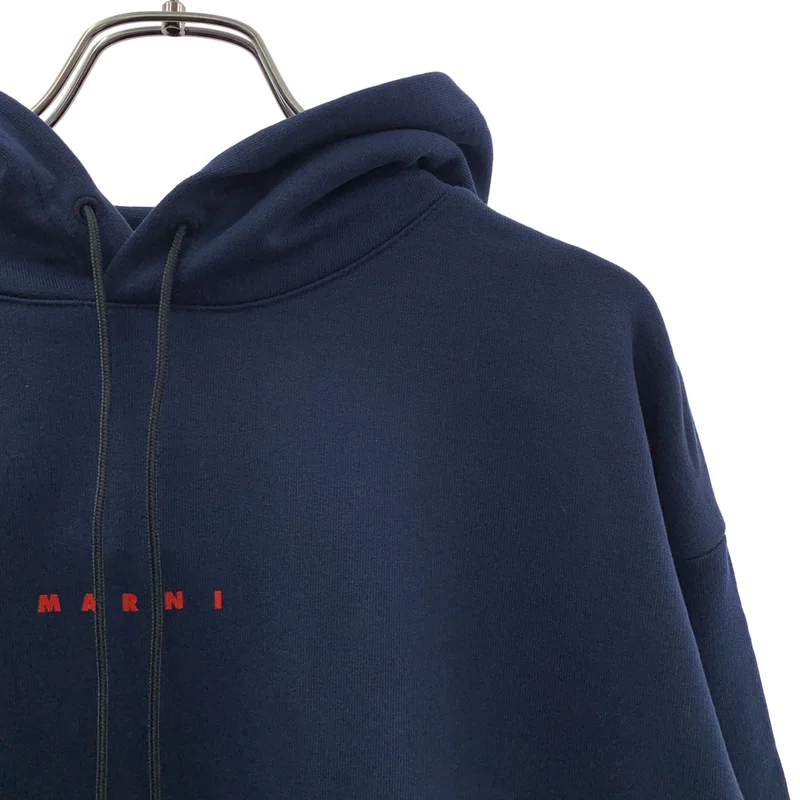 MARNI / マルニ | ミニロゴ プリント オーガニックコットン フーディー | 48 | メンズ