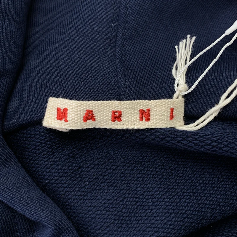 MARNI / マルニ | ミニロゴ プリント オーガニックコットン フーディー | 48 | メンズ