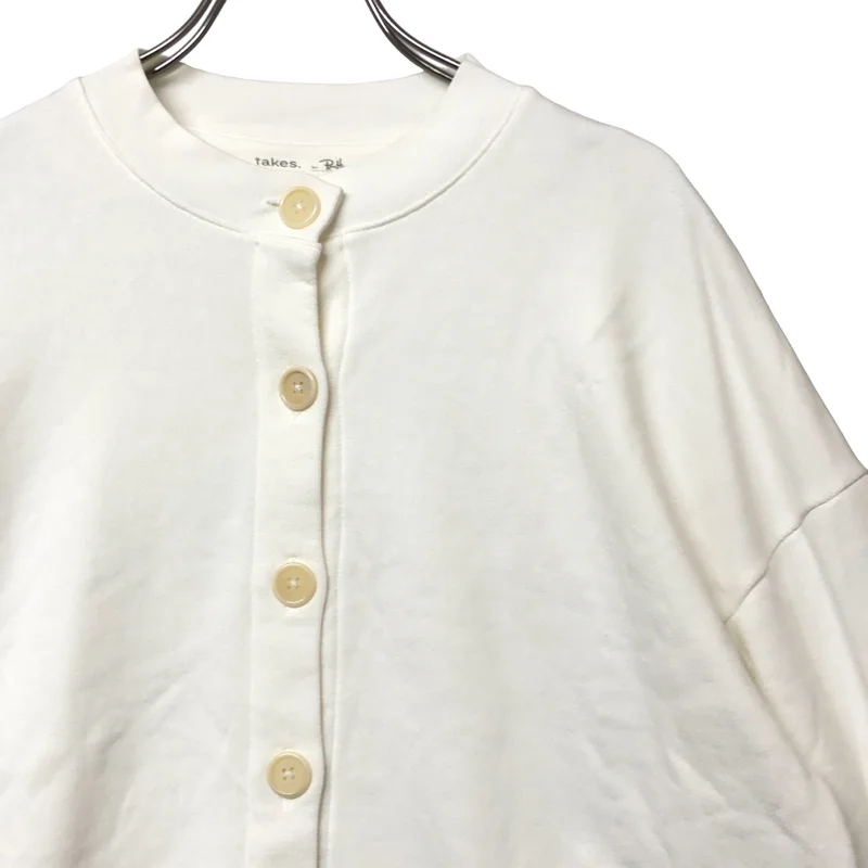 takes. / テイクス | × Ron Herman / ロンハーマン Bamboo Organic Cotton Sweat Cardigan / スウェット カーディガン | F | レディース